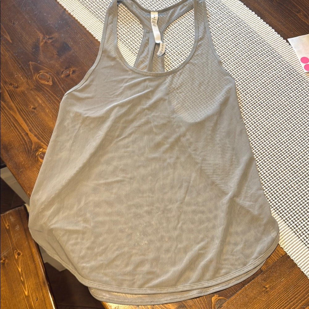 Gray Women's Racerback Tank Top